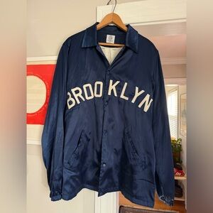 Antler & Woods Blue Shiny Brooklyn Jacket